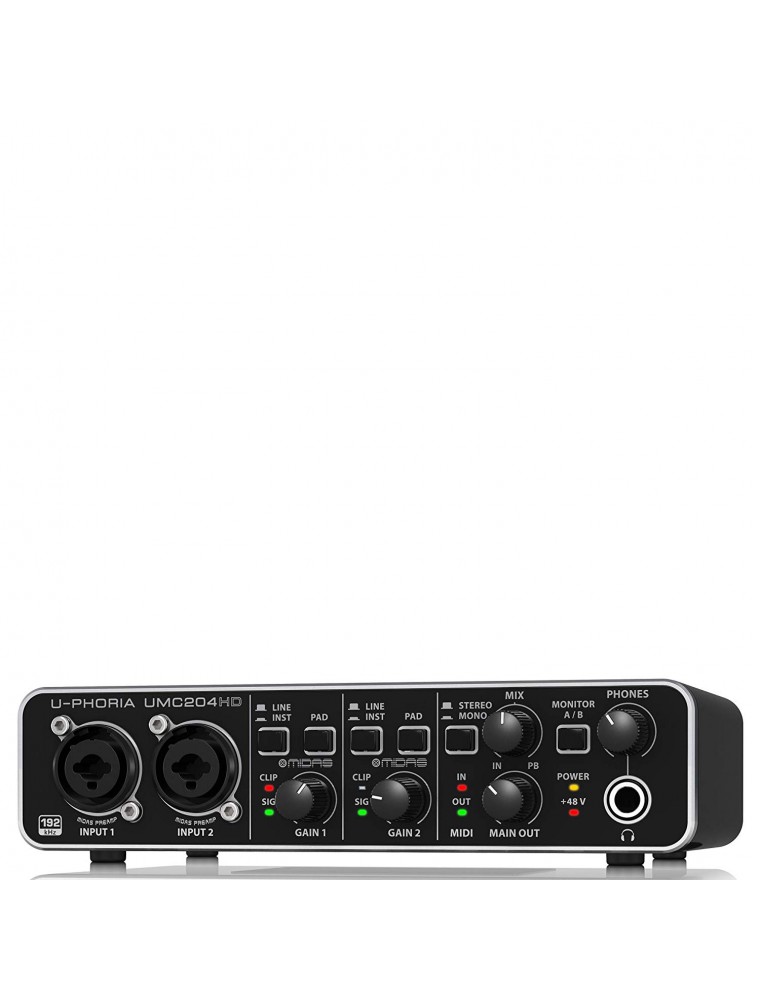 Звуковая карта behringer umc204hd настройка